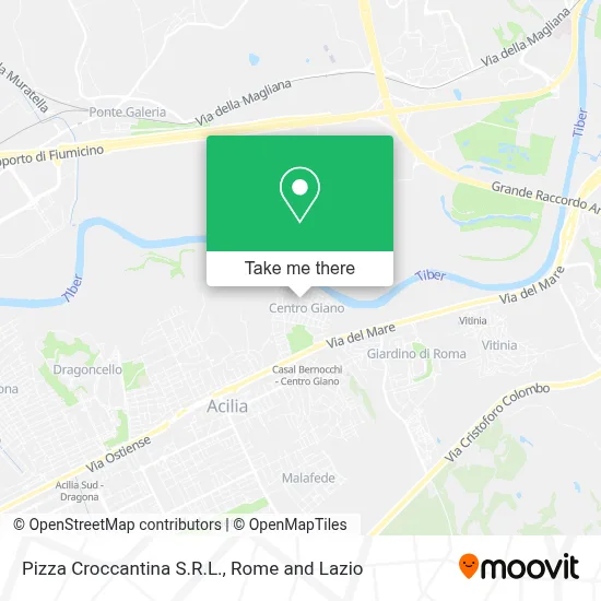 Pizza Croccantina S.R.L. map