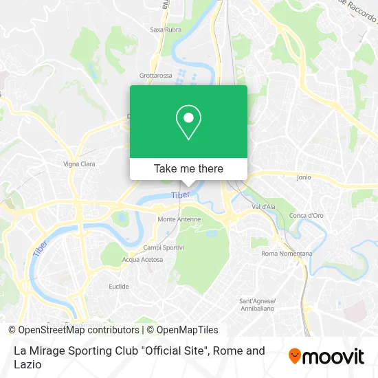 La Mirage Sporting Club "Official Site" map