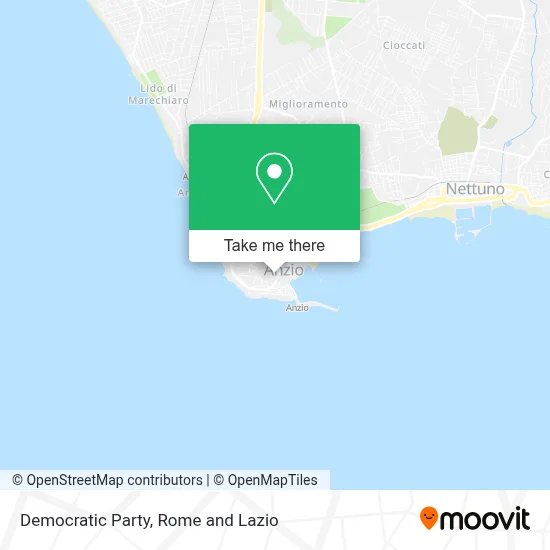 Democratic Party map
