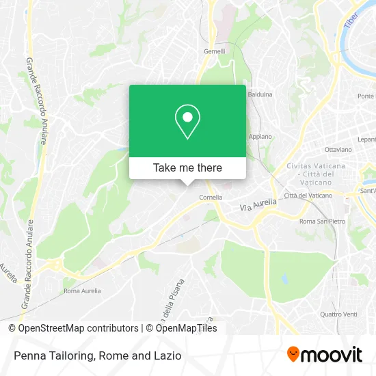 Penna Tailoring map