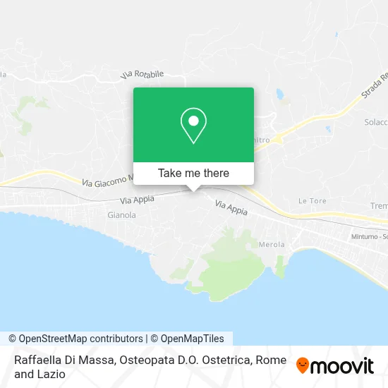 Raffaella Di Massa, Osteopata D.O. Ostetrica map