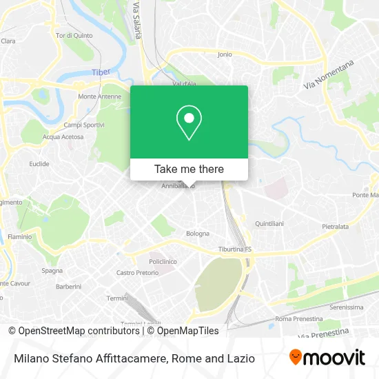 Milano Stefano Affittacamere map
