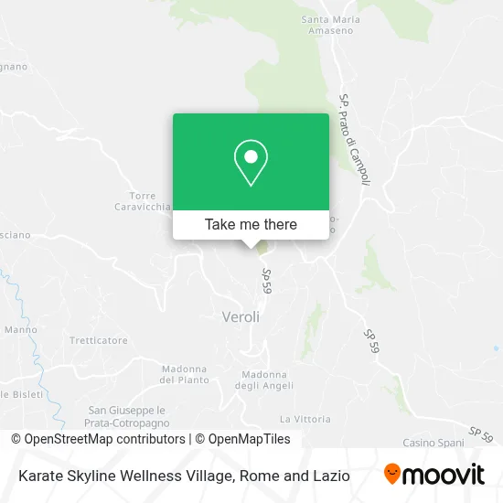 Karate Skyline Wellness Village map
