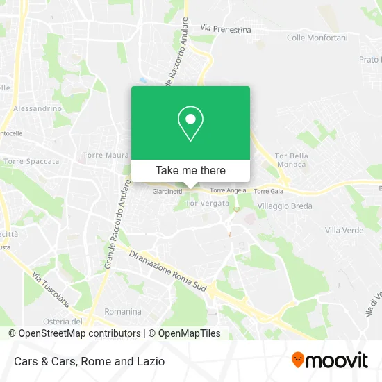 Cars & Cars map