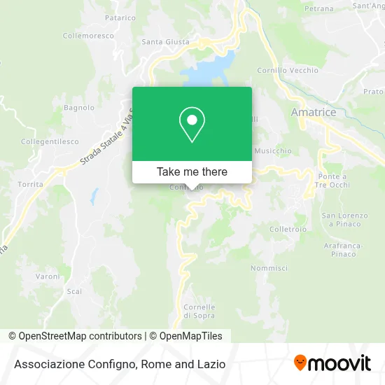 Associazione Configno map