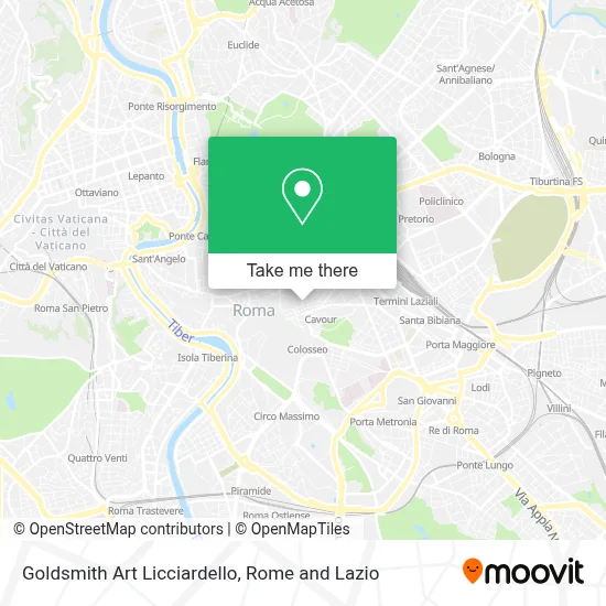 Goldsmith Art Licciardello map