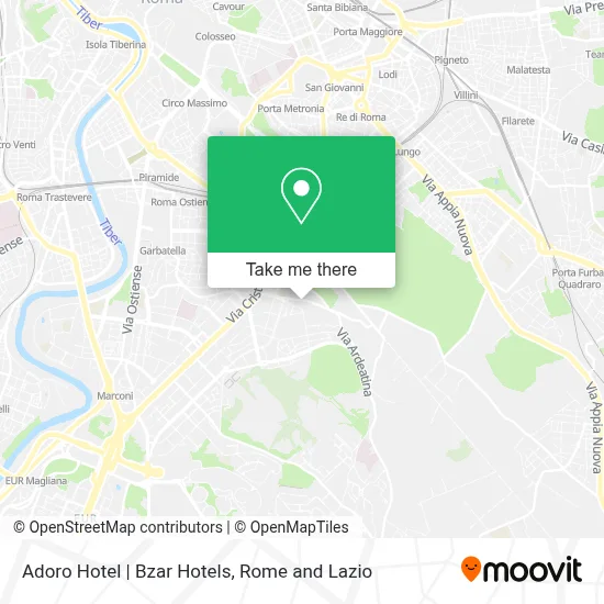 Adoro Hotel | Bzar Hotels map