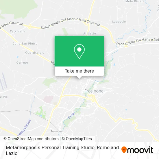 Metamorphosis Personal Training Studio map