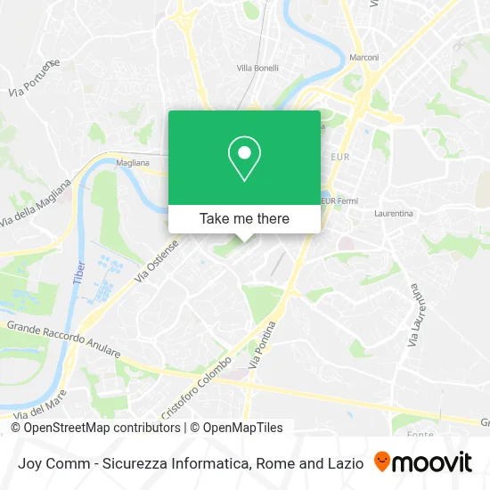 Joy Comm - Sicurezza Informatica map