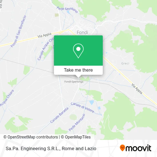 Sa.Pa. Engineering S.R.L. map