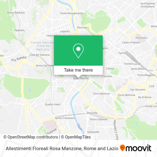 Allestimenti Floreali Rosa Manzone map
