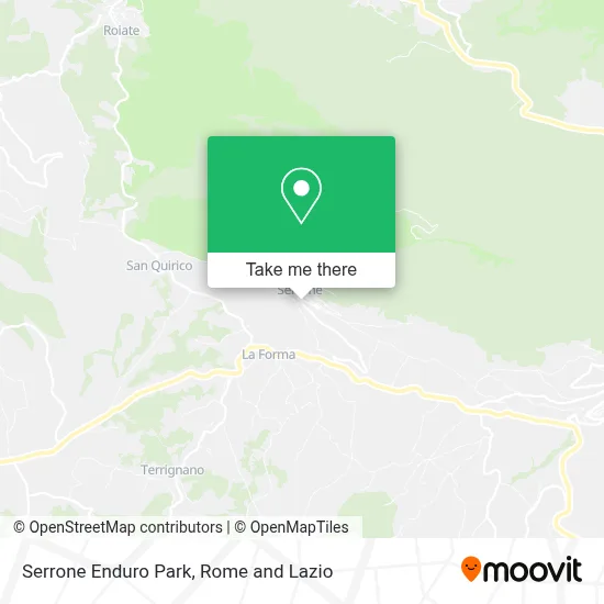 Serrone Enduro Park map