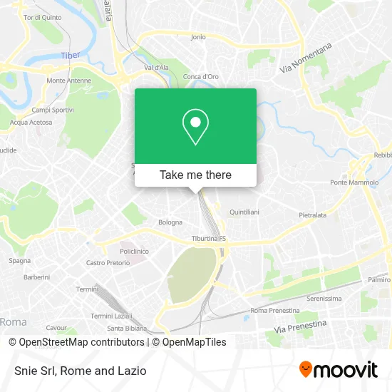 Snie Srl map