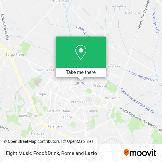 Eight Music Food&Drink map