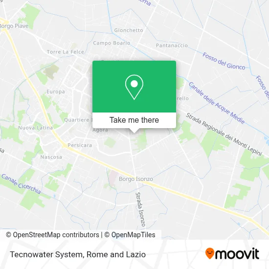 Tecnowater System map