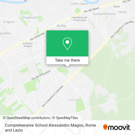 Comprehensive School Alessandro Magno map