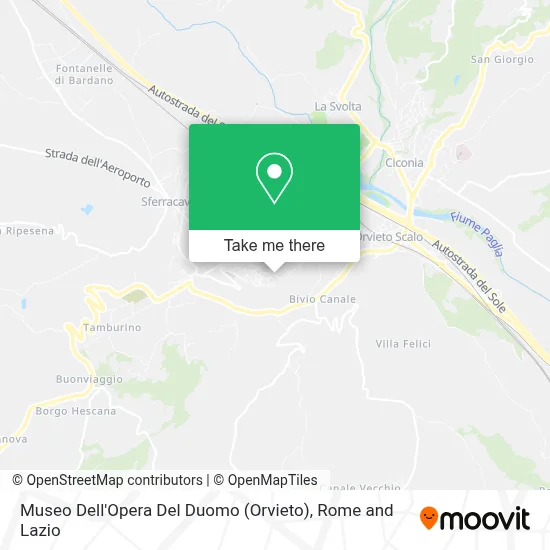 Museo Dell'Opera Del Duomo (Orvieto) map