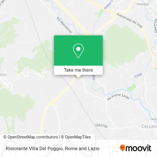 Ristorante Villa Del Poggio map