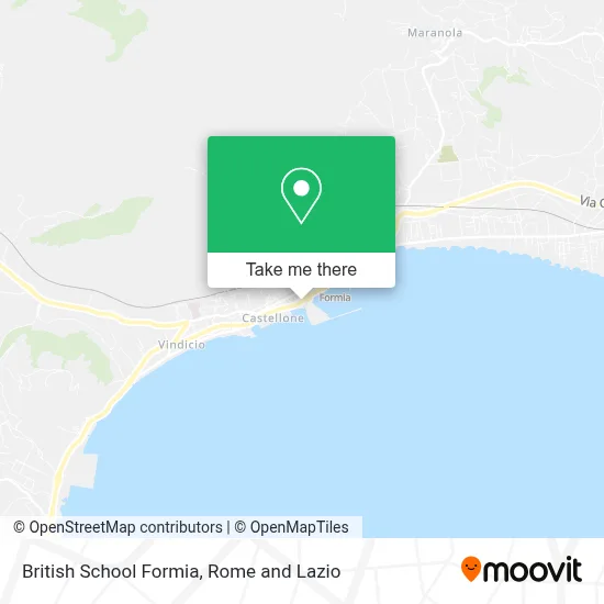 British School Formia map