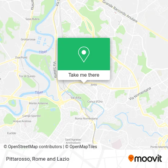 Pittarosso map