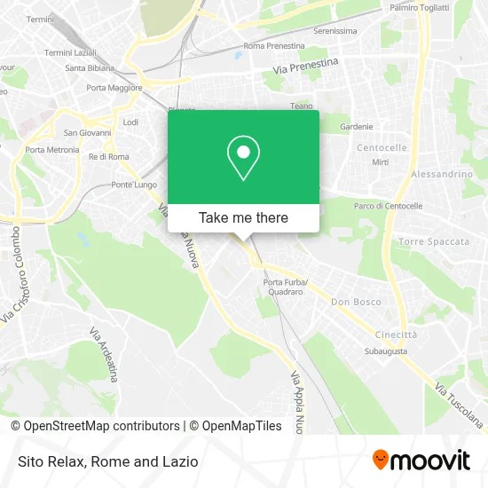 Sito Relax map