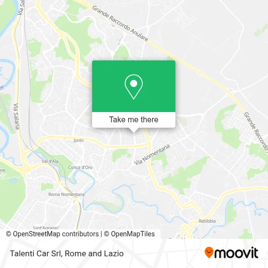 Talenti Car Srl map