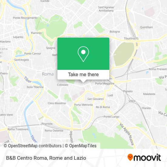 B&B Centro Roma map