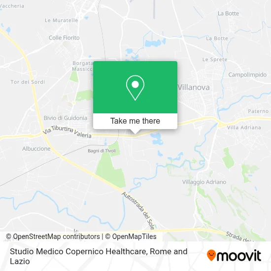 Studio Medico Copernico Healthcare map