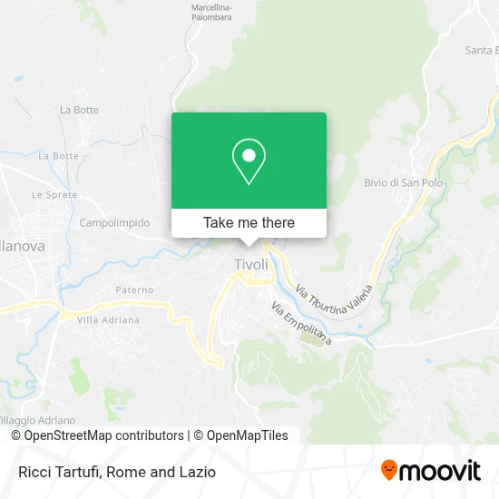 Ricci Tartufi map