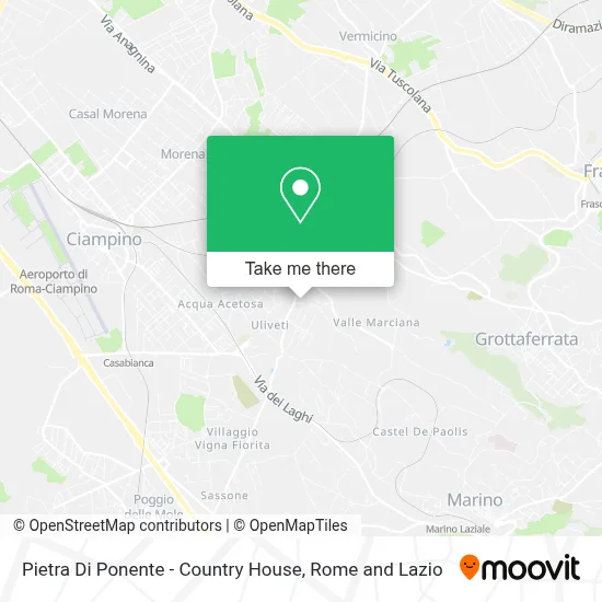 Pietra Di Ponente - Country House map
