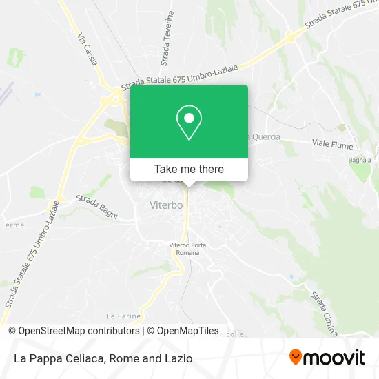 La Pappa Celiaca map
