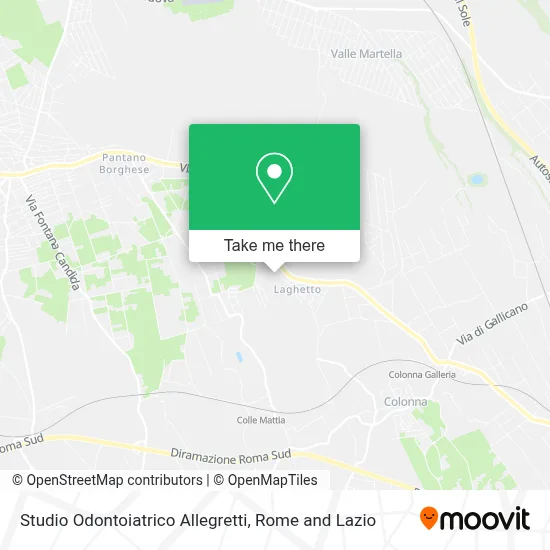 Studio Odontoiatrico Allegretti map