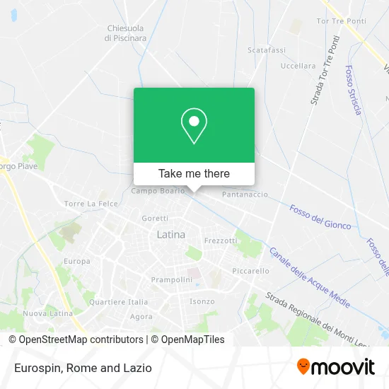 Eurospin map