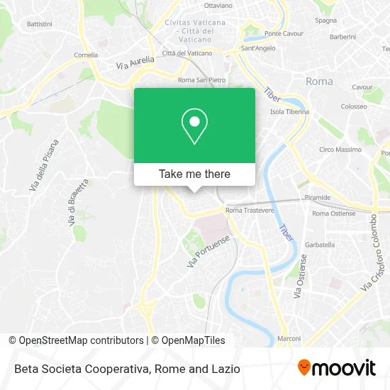Beta Societa Cooperativa map