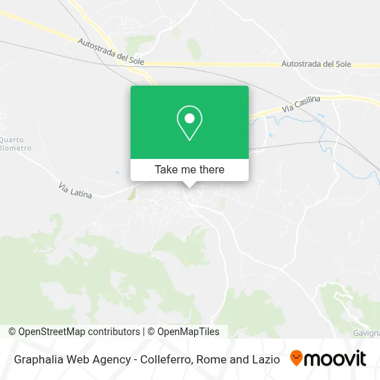 Graphalia Web Agency - Colleferro map