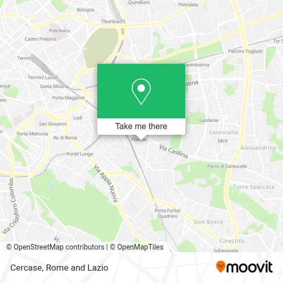 Cercase map