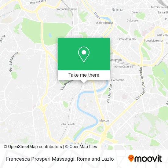 Francesca Prosperi Massaggi map