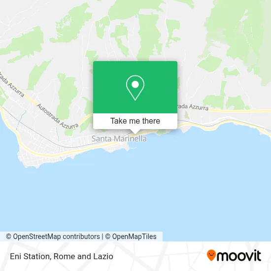 Eni Station map