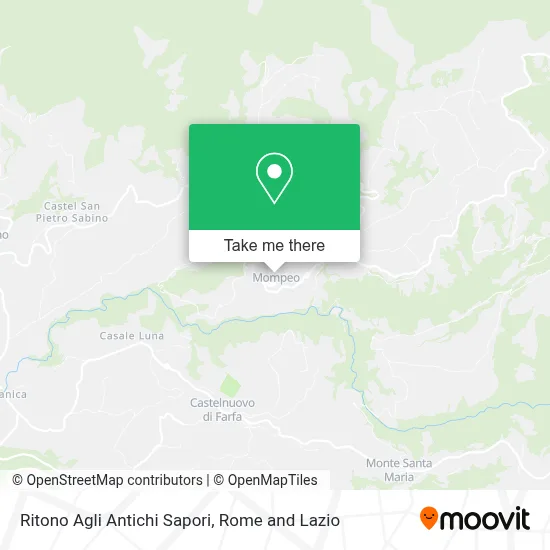 Ritono Agli Antichi Sapori map