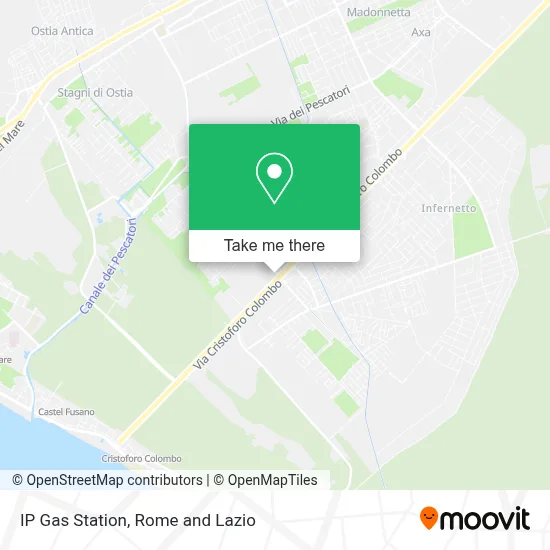 IP Gas Station map