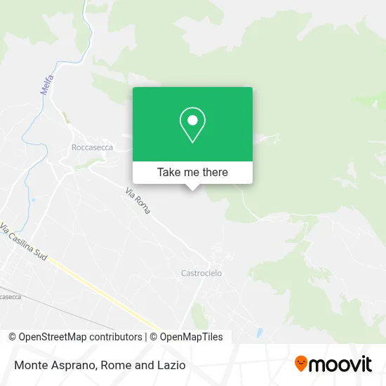 Monte Asprano map