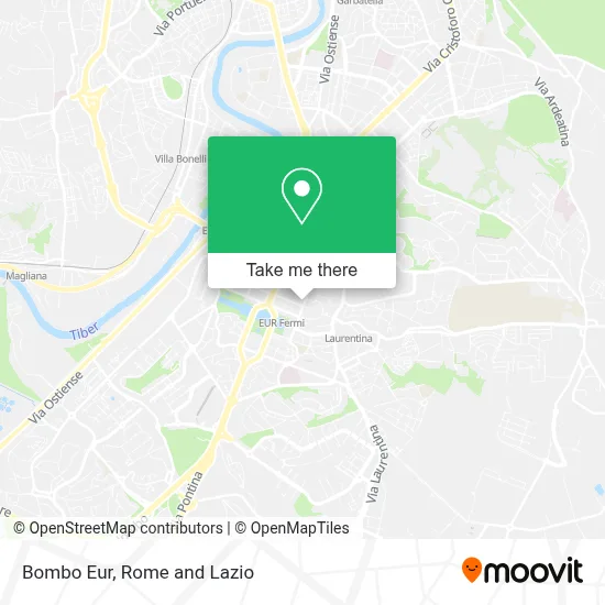 Bombo Eur map