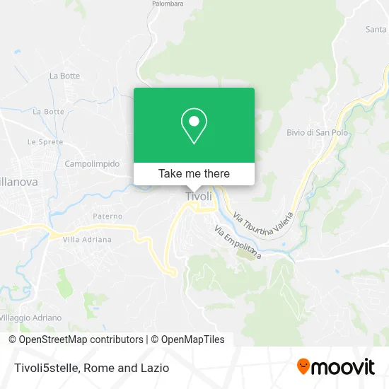 Tivoli5stelle map