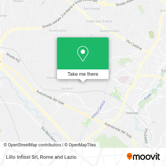Lillo Infissi Srl map