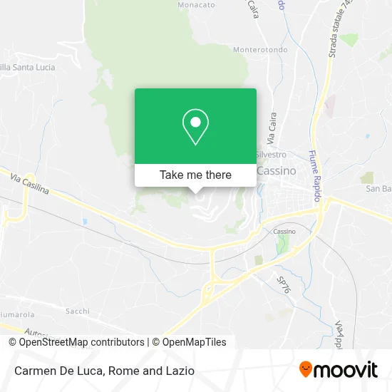 Carmen De Luca map