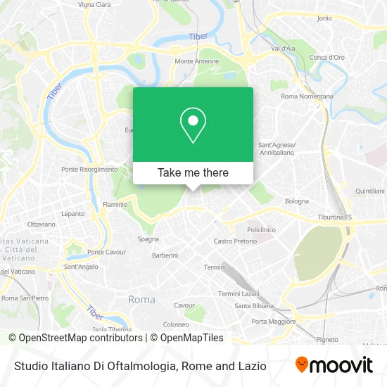 Studio Italiano Di Oftalmologia map
