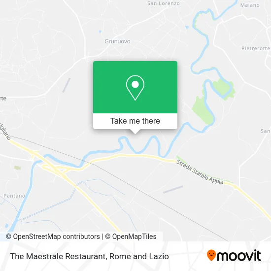The Maestrale Restaurant map