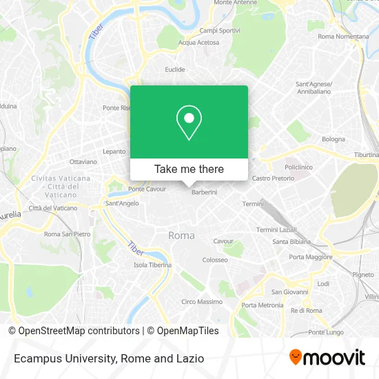 Ecampus University map