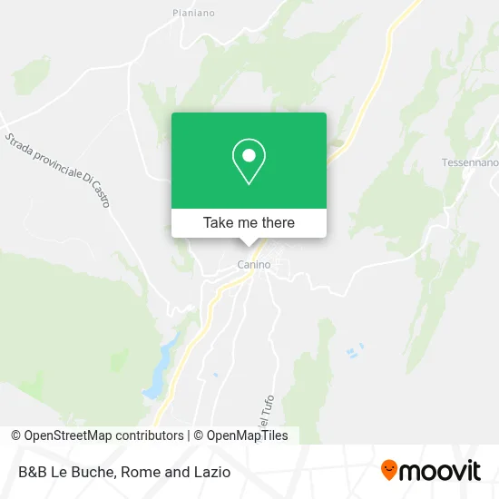 B&B Le Buche map