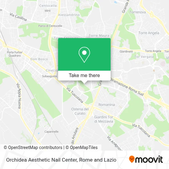 Orchidea Aesthetic Nail Center map